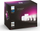 Set ndriçimi smart Philips Hue Starter Kit, Bridge, 3 llamba GU10 RGBW 4.3W, çelës dimmer, shumëngjyrëshe