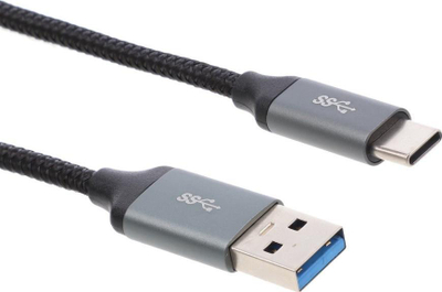 Kabllo USB Montis MT003, USB A në USB C, 1m, zi gri