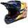 Helmetë motocross Alpinestars Supertech S-M10 TLD Edition 25, L, blu e errët portokalli e verdhë