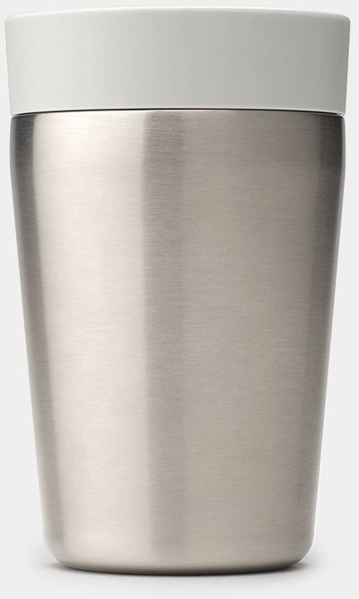 Termos Brabantia Make and Take Insulated Cup, 0.2L, çelik inox, gri e çelët