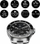 Ora smartwatch Withings ScanWatch Nova 42mm, 10 ATM, çelik inoks, e zezë