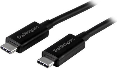 Kabllo StarTech, USB-C në USB-C, 1 m, e zezë