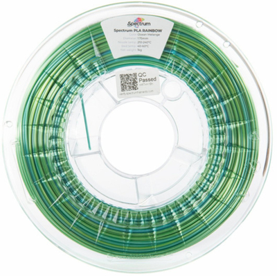 Filament 3D Spectrum 81018 PLA Silk Rainbow, 1.75mm, 1kg, Ocean Melange