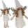 Figurinë dekorative Ruhhy Fairy White Christmas 22342, për Krishtlindje, e bardhë