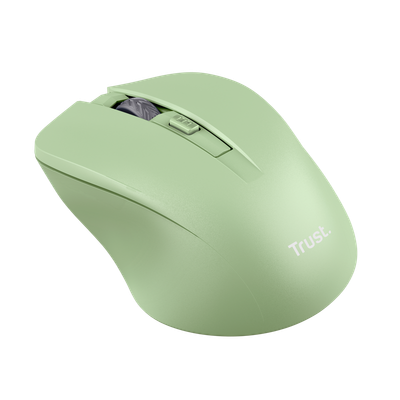 Mouse Trust Mydo Eco, wireless, 1800 DPI, i gjelbër