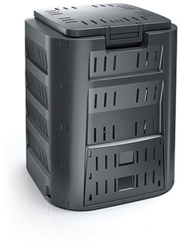 Kompostues kopshti Prosperplast CompoGreen 220L, plastikë e fortë, i zi