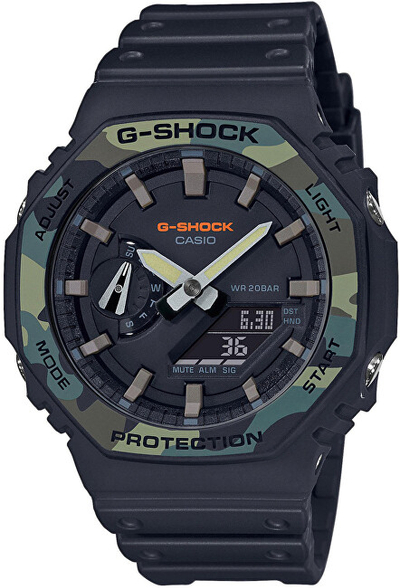 Orë për meshkuj Casio GA-2100SU-1AER (619), e zezë