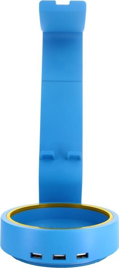 Qëndrim karikues për lojëra Cable Guys Powerstand, 3x USB 3.0, LED, blu