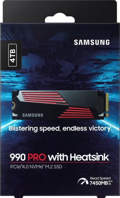Disk SSD Samsung 990 PRO, 4TB, M.2 2280 PCI-E x4 Gen4 NVMe