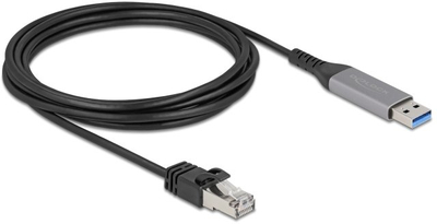 Kabllo rrjeti Delock USB në RJ45, Gigabit Ethernet, Cat6 3 m, i zi