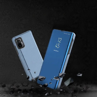 Kapak mbrojtës për telefon Xiaomi Poco M4 Pro 5G Clear View, flip, rozë
