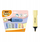 Marker fluoreshent BIC Marking Highlighter Flat Pastel Mineral, set 6 copë, majë e pjerrët, shumëngjyrëshe