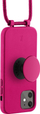 Futrollë telefoni Just Elegance PopGrip për iPhone 11 XR, me litar, rozë