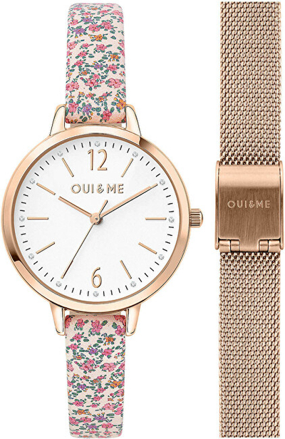 Set orë dore dhe rrip zëvendësues Oui & Me Fleurette ME010333