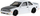 Makina lodër Mattel Hot Wheels Silver Series GDG44, shkalla 1:64, metal plastike, e bardhë me kapak të zi
