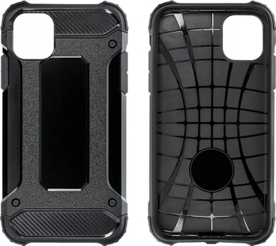 Mbrojtëse telefoni Armor për Xiaomi Redmi Note 12 5G, me qoshe të forcuara, e zezë