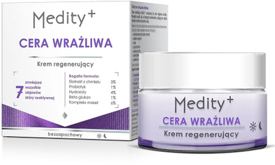 Krem fytyre rigjenerues për femra Medity+ Sensitive Cream 50ml