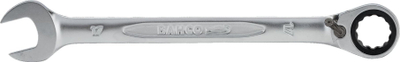 Çelës i kombinuar me ratchet Bahco 1RM 11mm, çelik i fortë, argjend