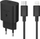 Set karikues i shpejtë Denmen TA800, 25W, USB‑C në Lightning 1m, i zi