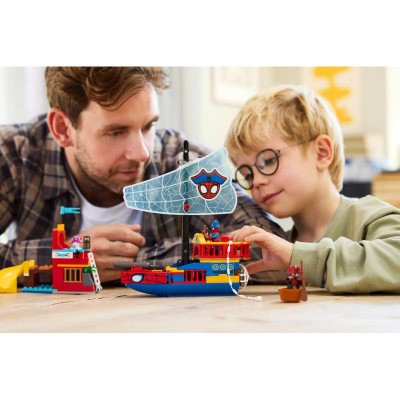 Lodër ndërtimi LEGO Marvel Team Spidey Pirate Ship 11208, 201 pjesë, 4+