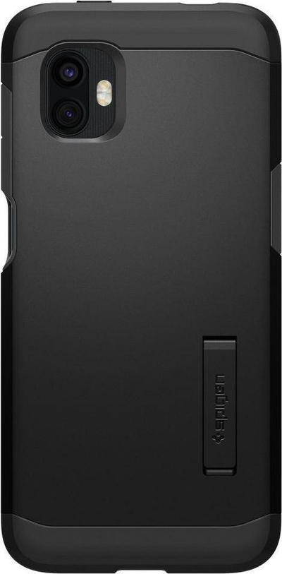 Kuti telefoni Spigen Tough Armor për Samsung Galaxy Xcover 6 Pro G736B, me mbrojtje të fortë, e zezë