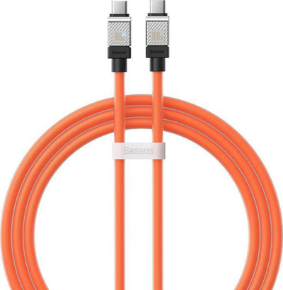 Kabllo karikimi Baseus CoolPlay, USB C në USB C, 100W PD, 1m, e zezë