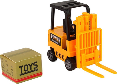 Lodër forklift me fërkim, plastike, portokalli