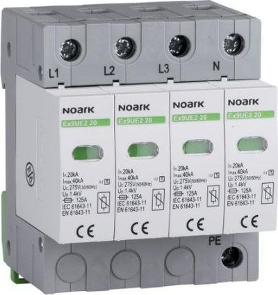 Paratruf NOARK Ex9UE2 20 4P, 275V AC, 20kA, gri