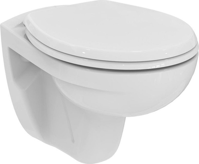 WC mur në mur Ideal Standard Tesi T536101, RimLS+, SoftClose, e bardhë