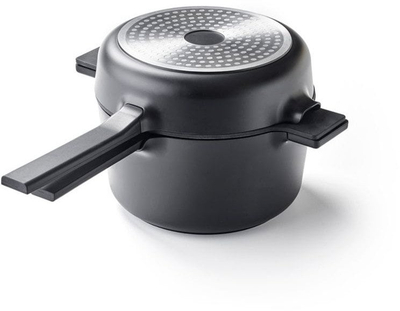 Set tenxheresh dhe tiganësh Brabantia Pots and Pans, alumin, me shtresë jo ngjitëse, i zi