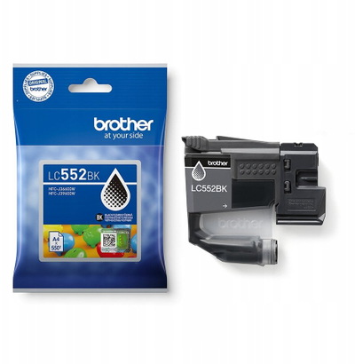Kartrixh boje Brother LC552XLBK, i zi, rendiment i lartë
