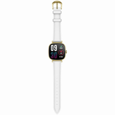Smartwatch për goca Gravity GT32-2, bën telefonata, me rrip metalik edhe lëkure, ngjyrë e artë