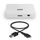 USB hub LINDY 43143, 4 porta, USB 2.0, i bardhë