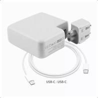 Adapter karikues për laptop Extra Digital USB C, 61W, USB C USB C, i bardhë