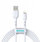 Kabllo karikimi Bwoo USB në Lightning 3A, 2m, 15W, e bardhë