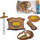 Set lodër kalorësi Knight Set 112860, shpatë edhe armaturë, plastikë, bronx