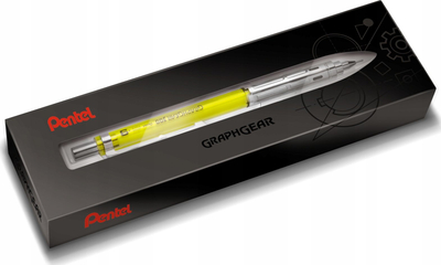 Laps mekanik Pentel GraphGear 300, 0.9mm, i verdhë