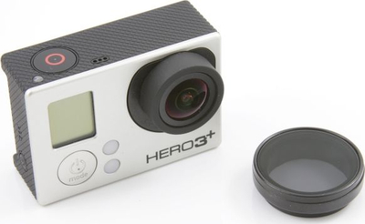 Filtër ND FULL GREY ND4 për GoPro HERO 4 3+ 3, xham optik, neutral, gri