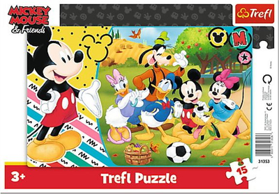 Puzzle Mickey In The Countryside Trefl 31353-TR, 15 pjesë