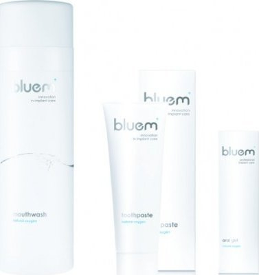 Средство за плакнење на уста Blue M Oxygen for Health, без флуор, 500 ml