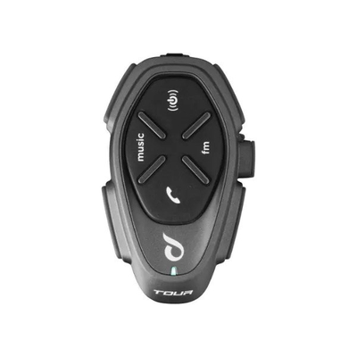Интерком за мотоцикл Interphone Tour HD, сет за 2 кациги, Bluetooth 4.0, црн