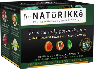 Krem fytyre I’m NATÜRİKé Professional Formula From Nature, me acid hialuronik natyral, për ditë, 50 ml