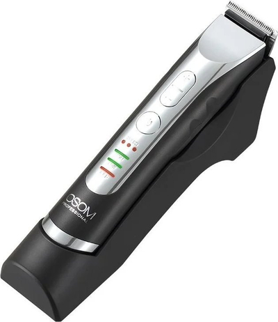 Trimmer flokësh OSOM Professional Hair Trimmer OSOMHTCHC338, bateri LiFePo4, gri