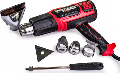 Термо пиштол Forcekraft Electric Heat Gun, 2000W, 60°C 600°C, со млазница