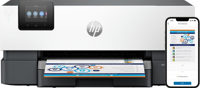 Printer HP OfficeJet Pro 9110b, A4, bardhë e zi