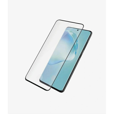 Mbrojtëse ekrani PanzerGlass për Samsung Galaxy S20, xham i fortë i temperuar, Edge to Edge, ngjyrë e zezë