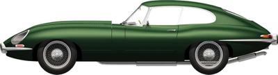 Сет за моделирање Airfix Starter Set Jaguar E-Type, модел играчка автомобил, за почетници, повеќебоен