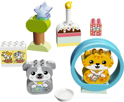 Set lodër LEGO® DUPLO® 10977 My first puppy and kitten making sounds, 22 pjesë