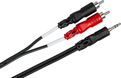 Kabllo audio Hosa CMR-210, stereo Y 3.5mm në 2xRCA, 1.8m