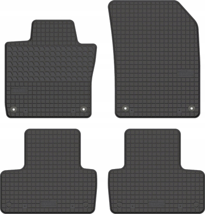 Tapeta gome për makinë Frogum Volvo XC60 II, set 4 copë, me stoppers, të zeza